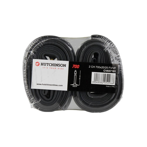HUTCHINSON 700c x 20-25c Presta 48mm Valve 2 pack