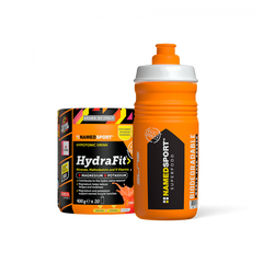 NamedSport HYDRAFIT 400g + Sportbottle electrolyte energy drink mix