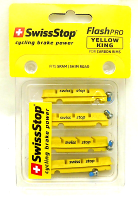 FlashPro Yellow King Carbon Brake Pads (4pack) Mavic